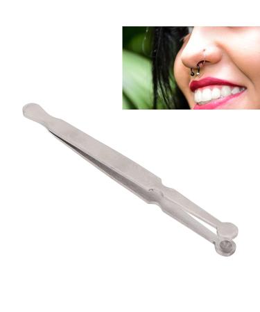 Stainless Steel Pearl Ball Tweezers - 117mm Holder for Piercing & Food Quality Gear | Perfect for 3-5mm Ornaments - Buy Online on SooperMarket.com