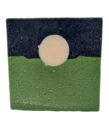 Bark at the Moon Charcoal Soap Bar - 5 Oz Handmade Men's Soap with Citrus & Amber - Earthy Lye Soap with Activated Charcoal for Healthy Skin - Buy Online on SooperMarket.com