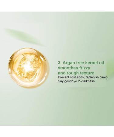 Hair Oil for Frizz Control - 70ml Fast-Acting Dry Hair Care Oils Hair Softening Products for Business Trips Hair Salon Home Traveling Vacation Outing Kirdume - Buy Online on SooperMarket.com