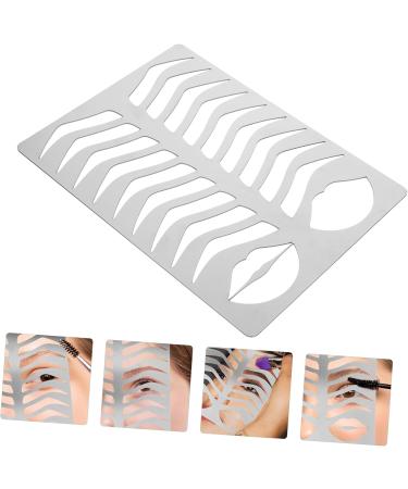 Gogogmee Eyebrow Template Eyebrow Stencil Eyebrow Shaping Tool Eyebrow Drawing Mold Eyebrow Draw Board Eyebrow Practice Stencil Brow Practice Tool Eyebrow Shape Mold Metal Eyebrow Mold - Buy Online on SooperMarket.com