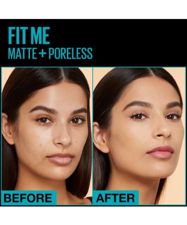 Maybelline Fit Me Matte + Poreless Liquid Foundation, Classic Beige 1 fl oz (Pack of 1) - Buy Online on SooperMarket.com