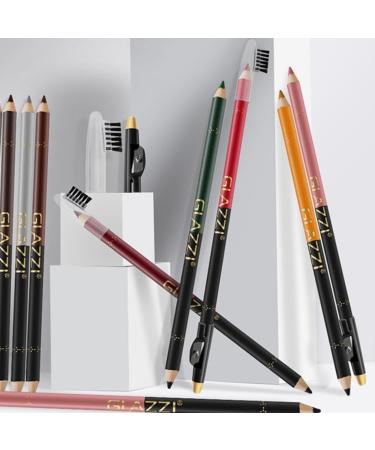 Gogogmee 12pcs Lip Liner Eyeliner Waterproof Suit Long Lasting Eyeliner Eye Makeup Pen Eyebrow Liner Wood - Buy Online on SooperMarket.com