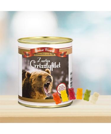 4you Design Grizzly Fillet Fine - Funny Gift for Kids & Adults | Gummy Bears Fruit Gum 175g - Perfect April 1st Idea - Buy Online on SooperMarket.com