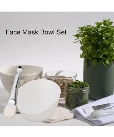 Easy Clean Face Mask Bowl Set | Reusable Silicone Mixing Bowls & Soft Brushes for DIY Masks Exfoliants & Lotions - International Shipping Available - Buy Online on SooperMarket.com