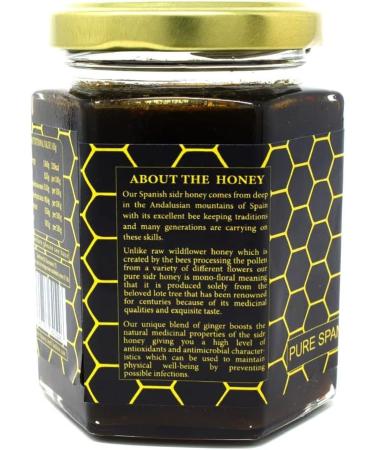 Spanish sidr honey with saffron 250g - Buy Online on SooperMarket.com