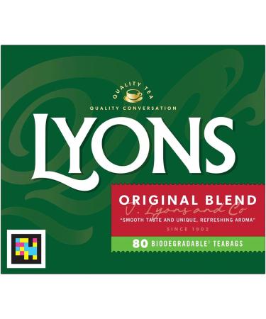 Lyons Original Tea Bags (80 Tea Bags) by Lyons Tea of Ireland - Buy Online on SooperMarket.com