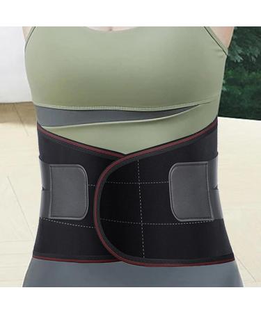 SOULAGRY Lower Back Brace - Back Support Belt Lumbar Brace - Adjustable Waist Protector Belt Lightweight Lower Back Support Brace for Lumbar Stability - Buy Online on SooperMarket.com