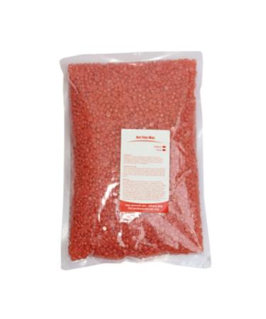 1000g hair removal accessories from hard wax beans nasal bone body hair removal for rough and fine hair - paperless quick depilation (strawberry)