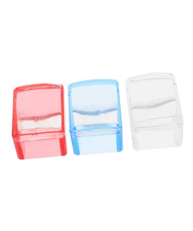 minkissy 15 Sets Nail Print Pegboard Kit Nail Stamper French Tip Nail Kits Nails Kits Clear Stamper Nail Plate Jelly Gel Pad Silicone Stamper Nail Art Stamper Kids Gel Tool Plastic Manicure