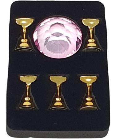 Kiara World Magnetic Nail Art Tips Stand Crystal Base Alloy Holders Manicure Set Practice Holder Salon Tool DIY (Pink) - Buy Online on SooperMarket.com