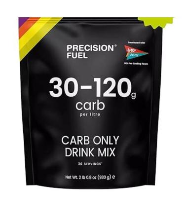 Precision Hydration Carb Only Drink Mix - Natural Energy & Carbohydrate Powder Mild Citrus Flavor Up to 120g Carbs/Litre Vegan - Ideal for Pro Cycling & High-Intensity Sports (1-Pack) Carb Only Drink Mix Pack of 1