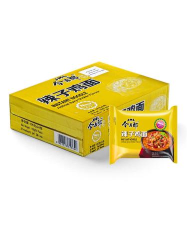 Jinmailang Instant Noodles - Spicy Chicken Flavour Ramen Noodle 105g (Pack of 24)