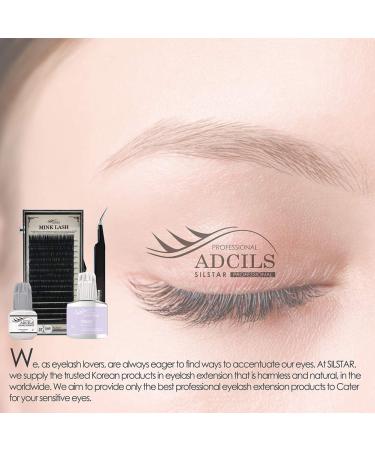 ADCILS Eyelash Extension Glue 5g - Quick Drying Black Adhesive 7 Weeks Retention Made in Korea - Ideal for Professional Technicians - Buy Online on SooperMarket.com