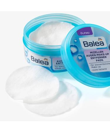 Balea Eye Make-Up Remover Pads - Aloe Vera Oil-Free 50 Pieces | Gentle & Effective | International Shipping - Buy Online on SooperMarket.com