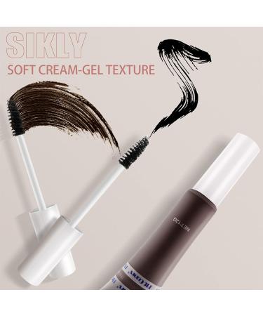 Dark Brown Waterproof Eyebrow Gel for Long Lasting, Smudge-proof Fluffy Brow Makeup - 01 Coffee - Buy Online on SooperMarket.com