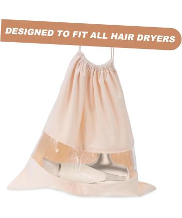 MUSISALY 1pc Hair Dryer Storage Bag Bag Organizer Make up Organizer Bag Gym Drawstring Bag Beige Pvc - Buy Online on SooperMarket.com