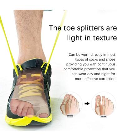 Polyurethane Fiber Toe Straightener: Non-Slip Silicone Bunion Protector for Men & Women at Home - Buy Online on SooperMarket.com