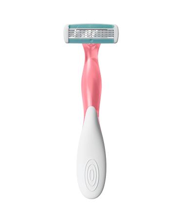 BIC Soleil Comfort Disposable Razors for Women - 4 Flexible Blades, Comfortable Grip, Assorted Colors - 3-Count - Buy Online on SooperMarket.com