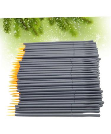 Baluue 100pcs Wand Applicator Eyeliner Liquid Eye Makeup Brushes White Liquid Eyeliner White Eye Liner 15cmX10cm Orange - Buy Online on SooperMarket.com