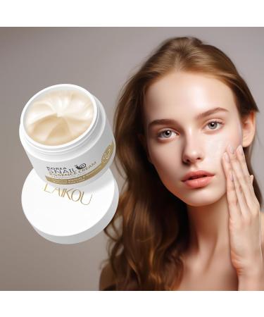 Snail Essence Face Cream - Moisturizing Acne Scar Removal & Nourishing Collagen for Damaged Skin - Buy Online on SooperMarket.com