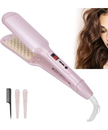 LCD Volumizing Curling Hair Iron with Wide Plates for Fluffy Hair Curler - UK - Buy Online on SooperMarket.com