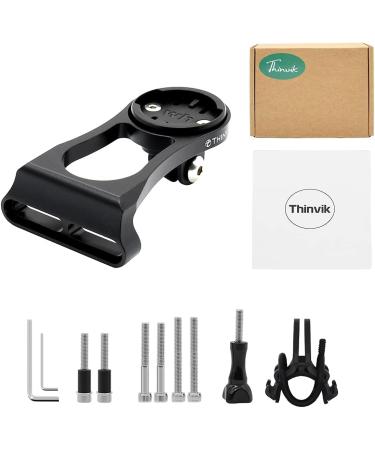 Thinvik Out-Front Extended Bike Computer Mount for Wahoo - Gopro Combo Mount - CNC Aluminum Alloy - Buy Online on SooperMarket.com