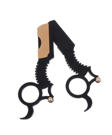 Angoily 2st razor holder men shaver razor shaver water creator Wearable razor razor old razor hand razor old -fashioned knife holder ring beard man stainless steel coating