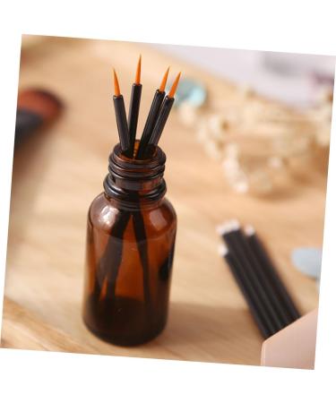 FOYTOKI 100pcs Disposable Eyeliner Brush Lip Gloss Wands Fine Eyeliner Brush Face Makeup Black Plastic - Buy Online on SooperMarket.com