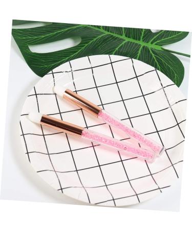 PLAFOPE 2pcs Nose Brush Beauty Eye Fluff Eyeshadow Brush Makeup Eyeshadow Pink Artificial Fiber Wool - Buy Online on SooperMarket.com