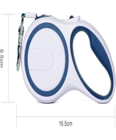 Hycyyfc Roller Linen Dog Leash - 3/5m Adjustable Pull-Out Leash for Small & Large Dogs Comfortable Handle Robust Training Line in Blue - Buy Online on SooperMarket.com