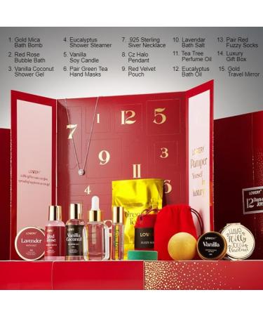 Birthday & Anniversary Gifts for Her | 12-Day Beauty Surprise Set | Spa & Bath Gift for Women & Men - Buy Online on SooperMarket.com