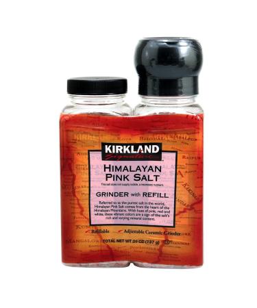 Kirkland Himalayan Pink Salt Grinder with Refill - 26 oz