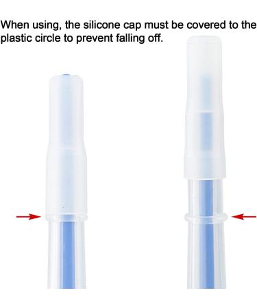 PAGOW Pet Medicine Feeder Silicone Syringe with Soft Tips for Cats and Dogs - Blue (2pcs) - Buy Online on SooperMarket.com