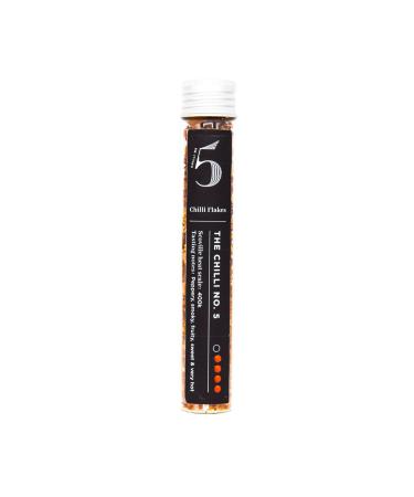 Chilli No. 5 - The Chilli No. 5 - Dried Chilli No. 5 Chilli Flakes - 15g glass tube