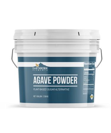 Earthborn Elements Agave Powder 1 Gallon, Easy to Add to Drinks & Recipes, Sugar Alternative