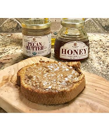 Organic Pecan Butter - Handmade, Keto Friendly, Gluten Free, USDA Certified, All Natural with Sea Salt - No Added Sugar - Buy Online on SooperMarket.com