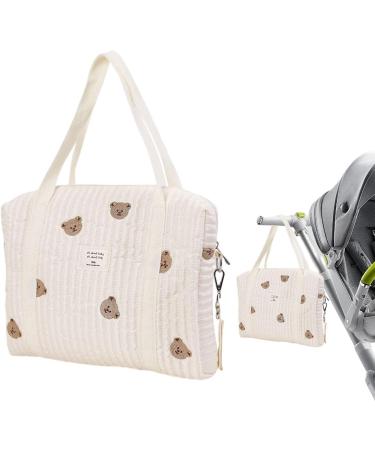 NewDVMMSS Soft Cotton Diaper Bag Carrier | Embroidered Children's Room Storage & Toy Organizers for Outdoor Trips - Buy Online on SooperMarket.com