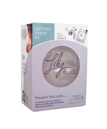 LilyPadz Reusable Silicone Nursing Pads Starter Kit Double Pair Regular Size