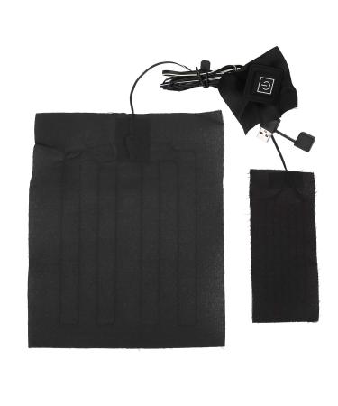 2 in 1 USB Heating Cushion - Adjustable Temperature Waterproof Heating Pad for Clothing Vest - 3 Gears of Electric Heat - Buy Online on SooperMarket.com