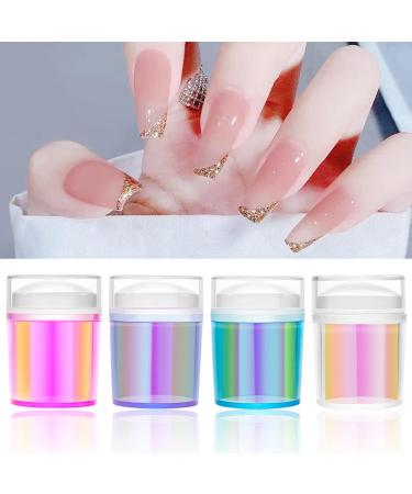 Wirlsweal Nail Art Stamp Set - Trendy & Elastic Nail Tool for Women | Perfect Soft Texture & Seal for Stunning Nail Designs - Buy Online on SooperMarket.com
