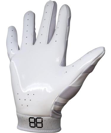 Buy BARNETT FRG-03 White Professional Receiver Football Gloves - RE DB RB - XXL Size for International Shipping - Buy Online on SooperMarket.com