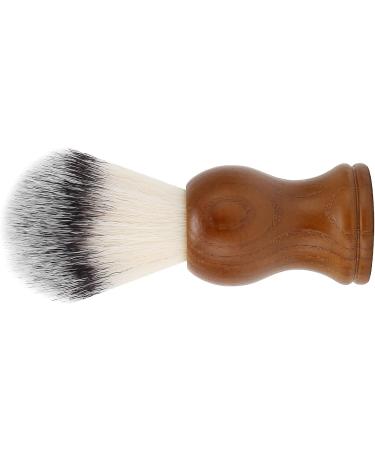 Professional Shaving Brush for Men - Wooden Handle Ideal for Home & Salon Use Perfect for All Beard Types - Buy Online on SooperMarket.com