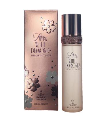 Elizabeth Taylor (elk2h) Love & White Diamonds Eau De Toilette 3oz/ 100 Ml - Spray for Women By Elizabeth Taylor 3fl Oz