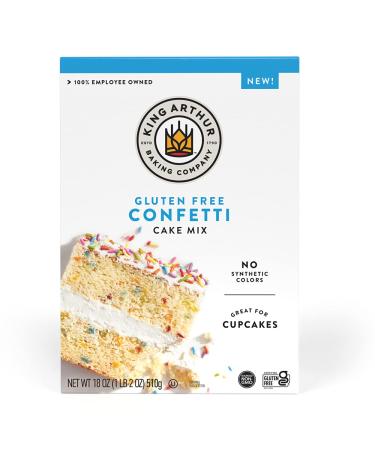 King Arthur Confetti Cake Mix, Gluten Free, 18 Oz 18oz, single-pack