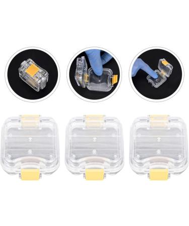 5Pcs Clear Denture Container Kit | Plastic Tooth Box | Transparent Membrane Denture Tablets - 4.5X4.5CM - As Shown - Buy Online on SooperMarket.com