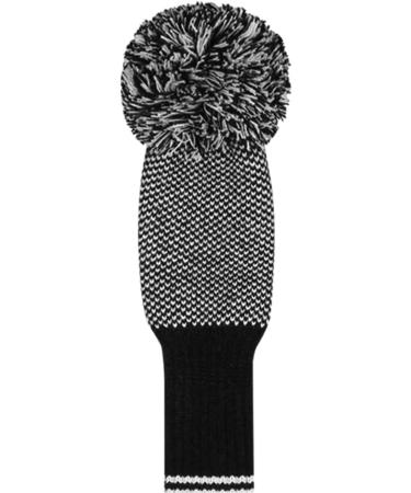 Scott Edward Handmade Knit Wood Golf Covers - 4 Piece Set for Driver, Fairway Wood, and Hybrid - Black and White Dot Design - Fits up to 460cc - Premium Quality - Buy Online on SooperMarket.com