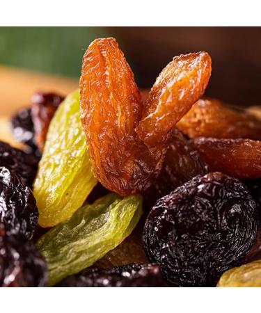 Golden Raisins Big fruit green grapes seedless Tri colored raisins500g No Added Sugar Vegan  - Buy Online on SooperMarket.com