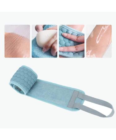 Double-Sided Exfoliating Loofah Back Scrubber for Men and Women - Delay Skin Aging, Wash Back Cushion - Buy Online on SooperMarket.com