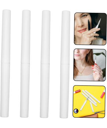 MUSISALY 4pcs Lip Balm Applicator Makeup Tools Eyeshadow Makeup Brush White Makeup Applicator - Buy Online on SooperMarket.com