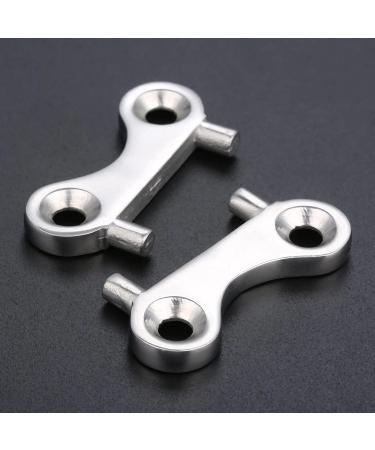 2pcs Boat Gas Cap Key - 316 Stainless Steel Replacement Key for Marine Bayliner Fuel/Water Tank - Style1 - Buy Online on SooperMarket.com